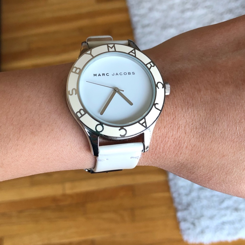 Marc Jacobs White Leather Watch